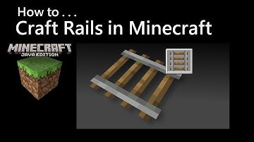 How To Craft Rails in Minecraft
