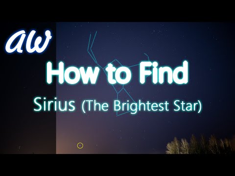 How to Find Sirius (The Brightest Star)