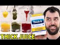 We made thick juice (weirder than expected)