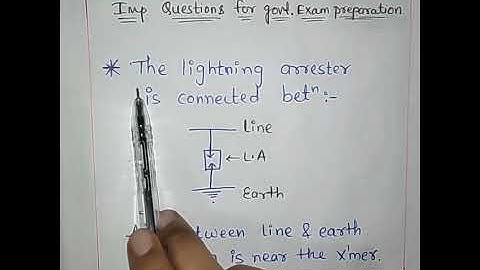 Power System.. Lighting arrester..⚡ | Govt. Exam Preparation #shorts