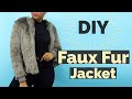 How to make a Faux Fur Winter Jacket ||SewAddicts