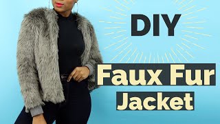 How to make a Faux Fur Winter Jacket ||SewAddicts