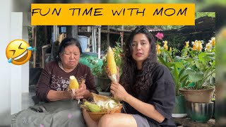 MOM AND I  😂- episode 2  || @asenoayemi  || A DAY IN OUR LIFE #explorepage  #funny #meme #comedy 