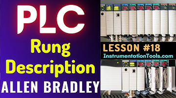 PLC Training 18 - Rung Comment Title Description in PLC