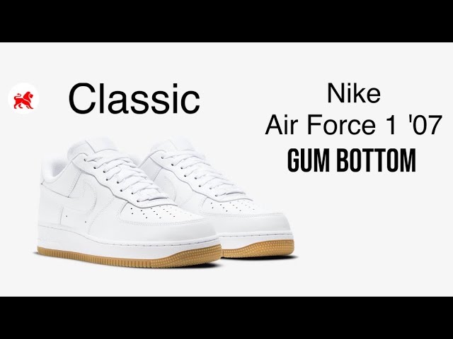 nike air force one gum bottom