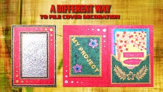 How to decorate project file cover easily || part - 2 ||