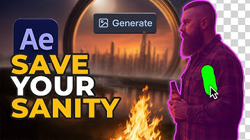 STOP Rotoscoping the Hard Way! After Effects Roto Brush + AI Compositing