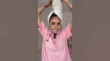 👩‍🦱 Genius Towel Hack for Perfect Hair Wrap 💆‍♀️  No More Frizz!