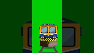 No copyright train animation green screen| train green screen animation video #train #greenscreen