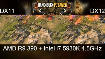 DX11 Vs DX12 Ashes Of The Singularity Benchmark | AMD R9 390 Nitro 8GB | i7 5930K 4.5GHz