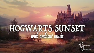 Hogwarts Sunset w/ 2 hours Harry Potter Film Music | Hogwarts Legacy | ambience, relax, study...