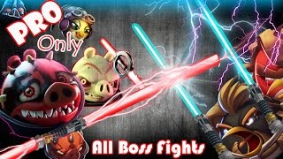 Angry Birds Star Wars 2: Part-1 All Boss Fights [Naboo Invasion-Escape to Tatooine-Battle of Naboo]