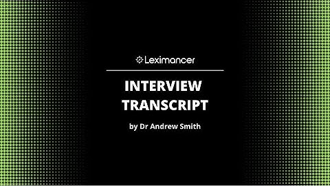 Leximancer Demo - Interview Transcript