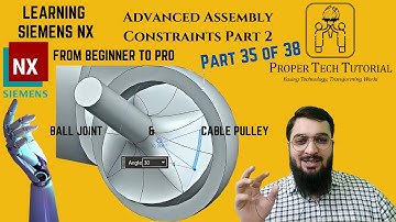Ball & Cable Pulley Constraint | Advanced Assembly Constraints (35/38) | @ProperTechTutorial