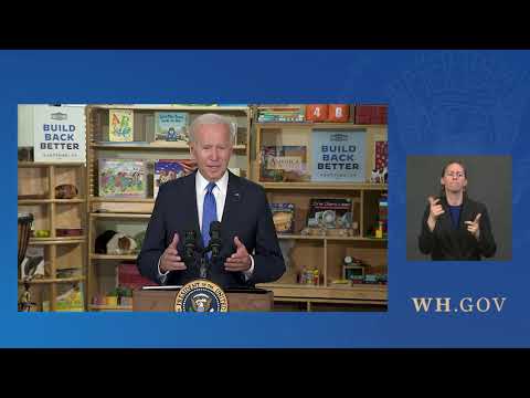 President Biden Delivers Remarks Promoting his Build Back Better Agenda