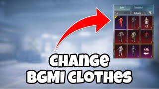 How to Change Clothes in PUBG Mobile