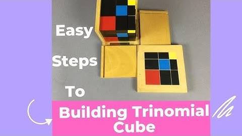 Montessori Trinomial Cube