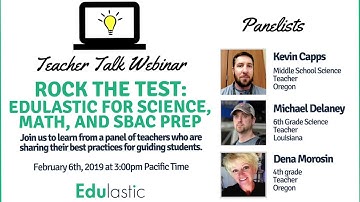 Rock the Test: Edulastic for Math, Science, and SBAC Prep.