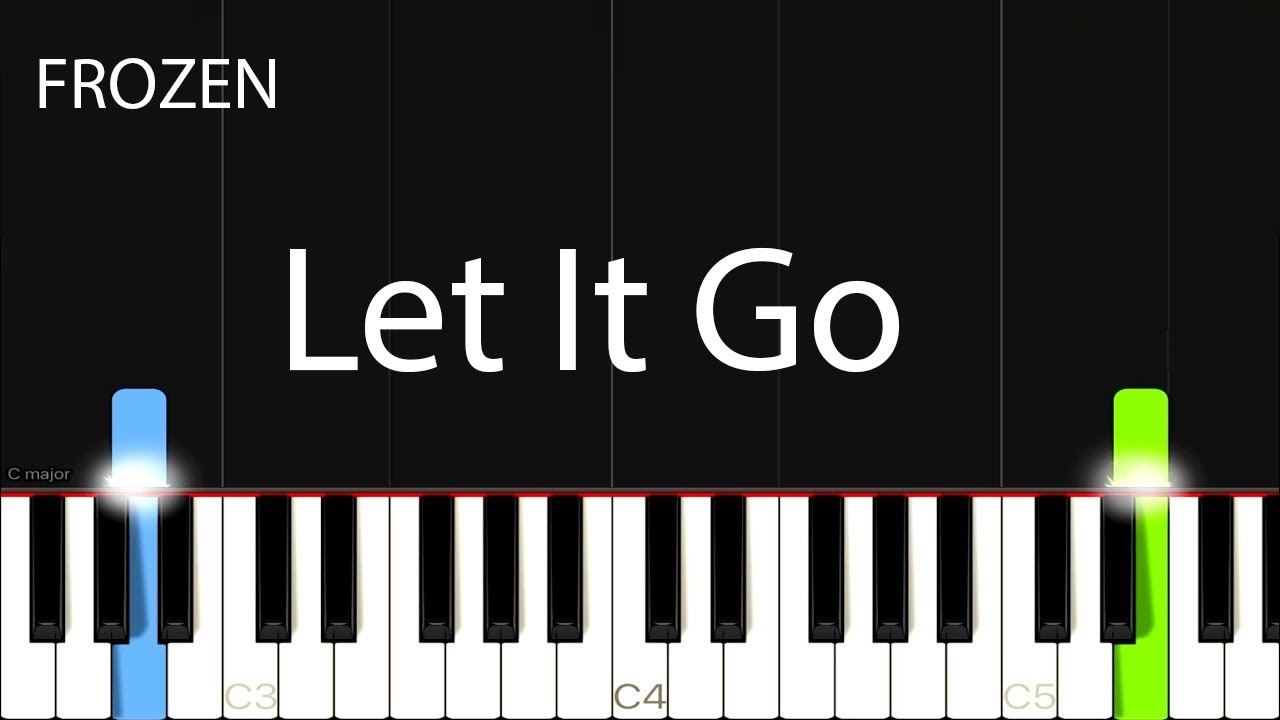 FROZEN Let It Go - Piano Tutorial - YouTube