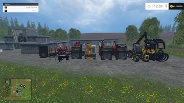 Farming simulator 2015 (mod spotlight) logging equipment ep.2