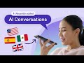 🔥 NEW FEATURE: Speak confidently with Busuu Conversations 🗣️