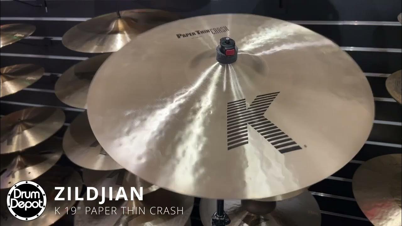 Zildjian K Paper Thin Crash Cymbal Comparison YouTube