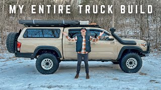 Every Detail of my Tacoma Overland Build - Updated Walkaround