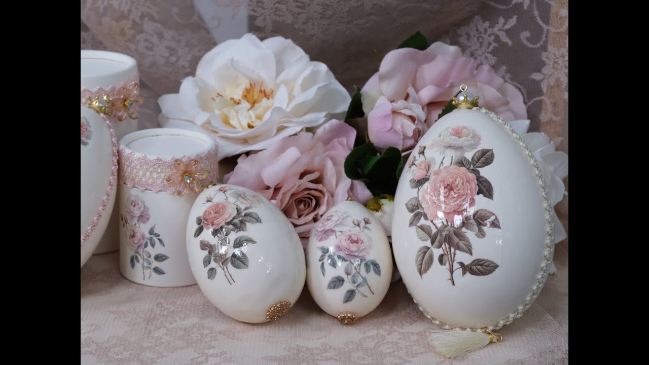 Anleitung glänzende Osterdeko