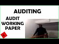 Auditing evidence  audit working paper in an audit  assurance engagementaudit documents to obtain