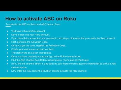 Watch ABC on Roku