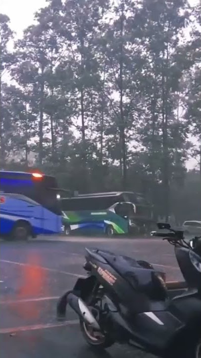 Story Wa 30 Detik Bus, Hujan di Terminal Poris Plawad Kemarin sore