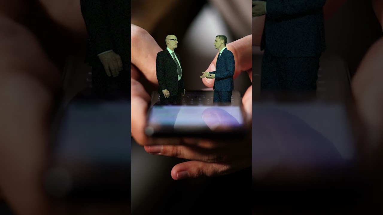 Interactive Hologram effect 