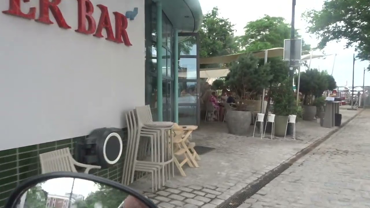 Mooi, Nieuwe Bar Restaurant The Riverbar op de Westerkade Rotterdam.