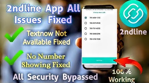 2ndline Sign up Problem TextNow Not Available 100% Fixed | Security Bypassed