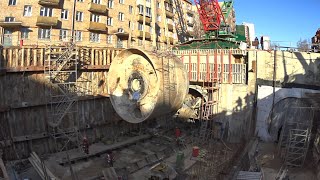 Dismantling of Tunnel Boring Machine