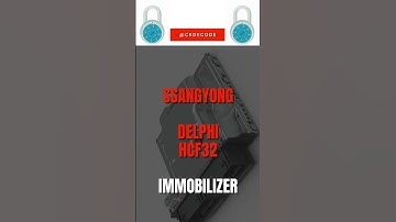 DELPHI HCF32 Immo Off - Immo Virgin SSANGYONG #shots #immooff #immobilizerkey #delphi #ssangyong
