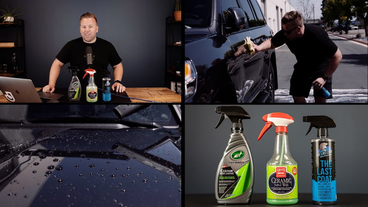 The Top 3 Best Ceramic Spray Coatings EVER[maybe] 