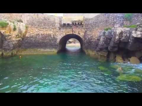 Peniche Portugal by drone view