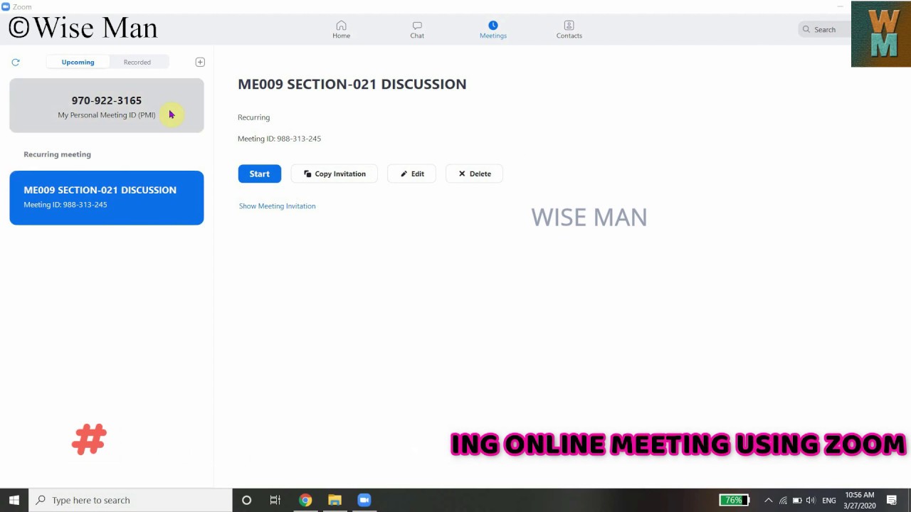 HOW TO CREATE RECURRING ONLINE MEETING USING ZOOM YouTube how-to-create-recurring-online-meeting-using-zoom-youtube