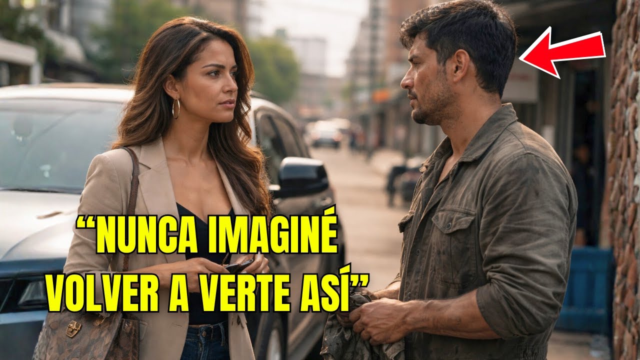 “Nunca imaginé volver a verte así”, dijo la millonaria al mecánico sin trabajo, en la calle