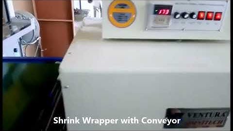 Shrink Wrapping Machine with Conveyor
