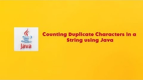 "Java Coding Challenge: Find Duplicate Characters in a String"