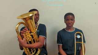 Euphonium and Trombone Amazing Grace David and Daniel Babs Mala