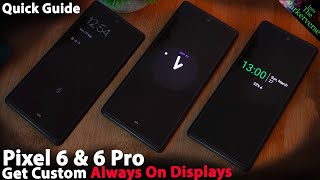 Pixel 6 Custom Always on Displays - How to Customise your AOD on Pixel 6 & 6 Pro screenshot 3