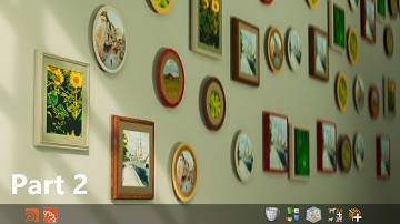 Picture Frame Multivariant USD in Solaris and Simple Scene | Karma XPU | SideFX Houdini Breakdown