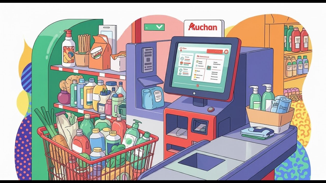 Kasa samoobsługowa - Auchan Włocławek (2026r.)