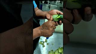 1 Minute Amazing Garnish |      Easy Cucumber Carving   #vegetablecarving