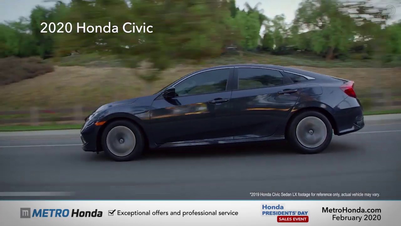 2020 Honda Civic LX - Metro Honda (Presidents' Day Offer)