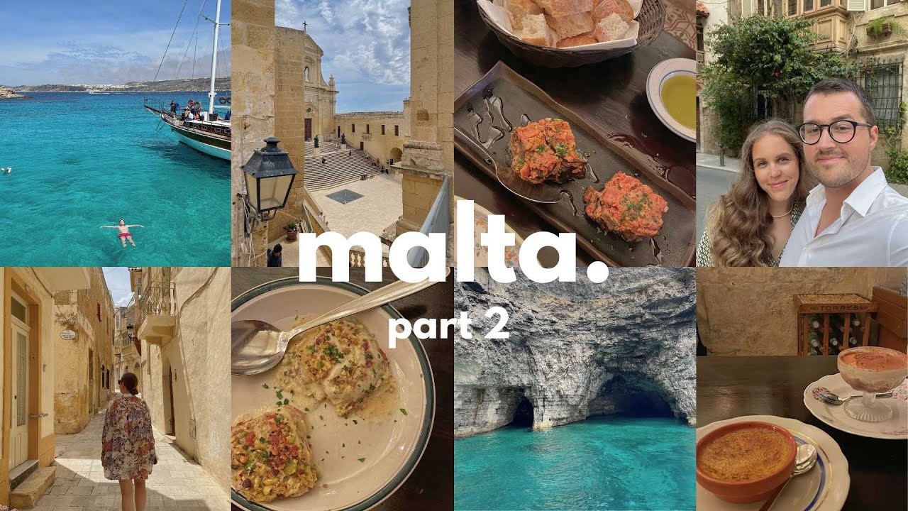 malta vlog 2 | blue lagoon, gozo, boat trip, 7 gänge dinner tasting menu
