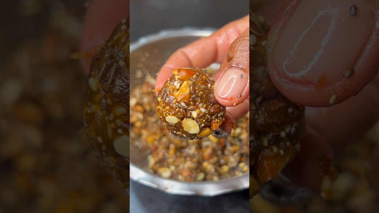 कमी खर्चात helthy ladu #recipe #dryfrute ladu #marathi #helt